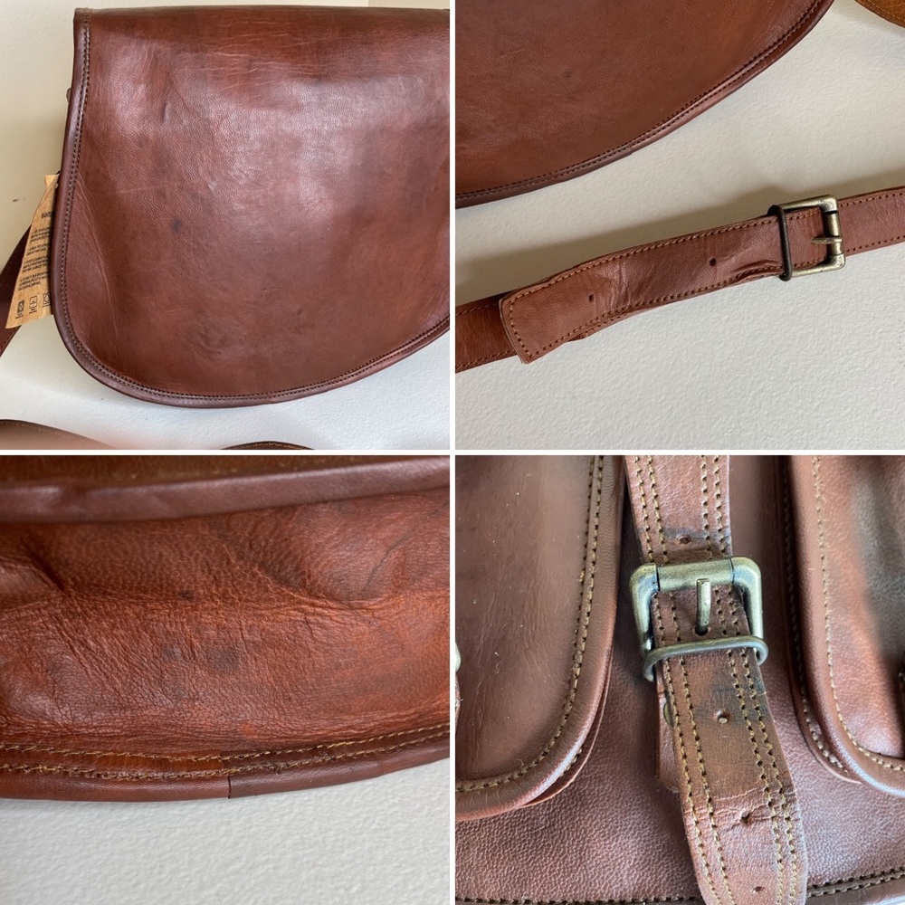 New Montana Hudson Caroline Saddlebag Leather Purse - Picture 12 of 16